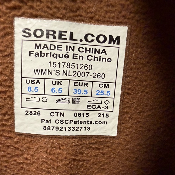 Sorel Slimpack Tall Duck Boots Brown Leather Waterproof Riding Boot 8.5 NL2007 - Picture 8 of 15